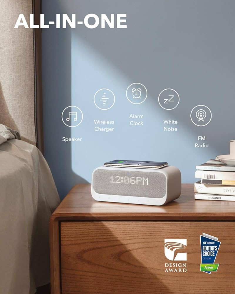 【新品未使用】Anker soundcore Wakey ALL IN ONE Anker SoundCore WAKEY All-in-One Bedside Bluetooth Speaker